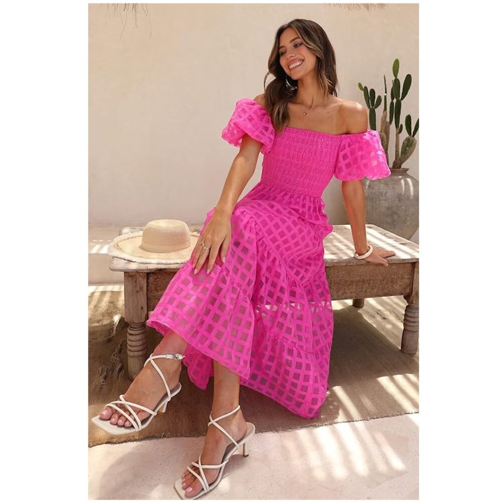 PRETTY GARDEN Women's Dress - NEW WITH TAGS - PINK - XXL